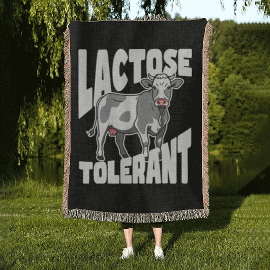 Lactose Tolerant – Built Different Woven Blankets