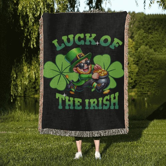 Luck of the Irish Woven Blankets