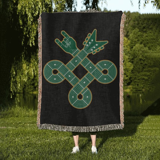 Celtic Knot Guitar | St. Patrick’s Day Woven Blankets