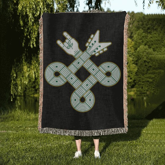 Celtic Knot Guitar | St. Patrick’s Day Woven Blankets