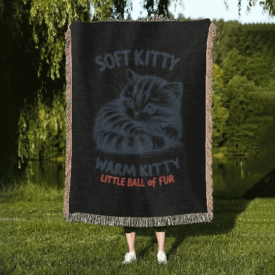 Soft Kitty Woven Blankets