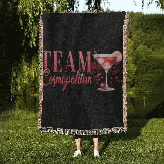 Cocktail Bartender Team Cosmopolitan Woven Blankets