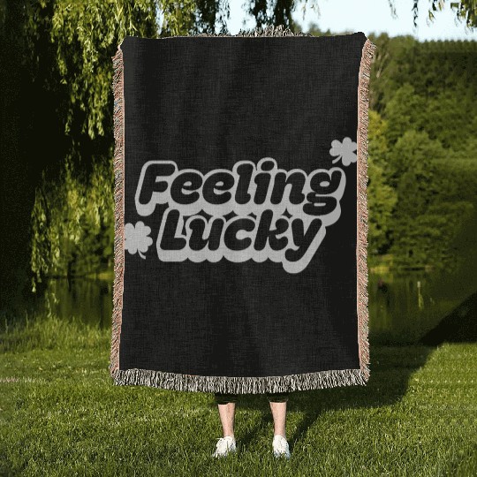 Feeling Lucky for St. Patrick's Day Woven Blankets