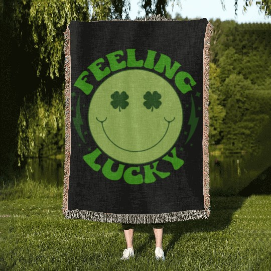 Feeling Lucky Woven Blankets