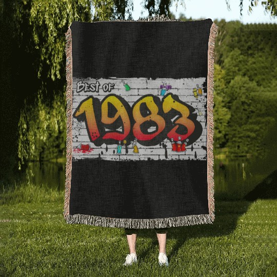 Best of 1983 Graffiti – 42 Years of Vintage Cool Woven Blankets