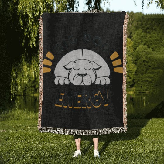 Big Dog Energy Woven Blankets