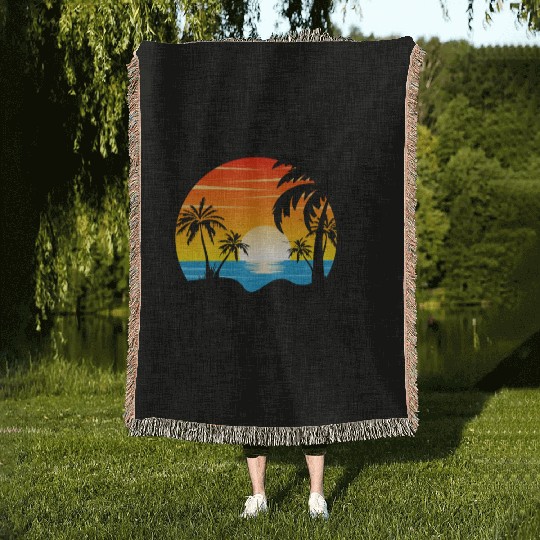 smith family cruise crew puerto rico 2025 Woven Blankets