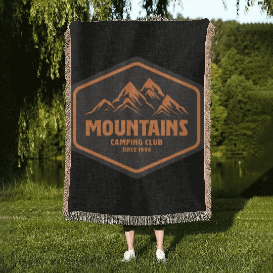 MOUNTAINS CAMPING CLUB Woven Blankets