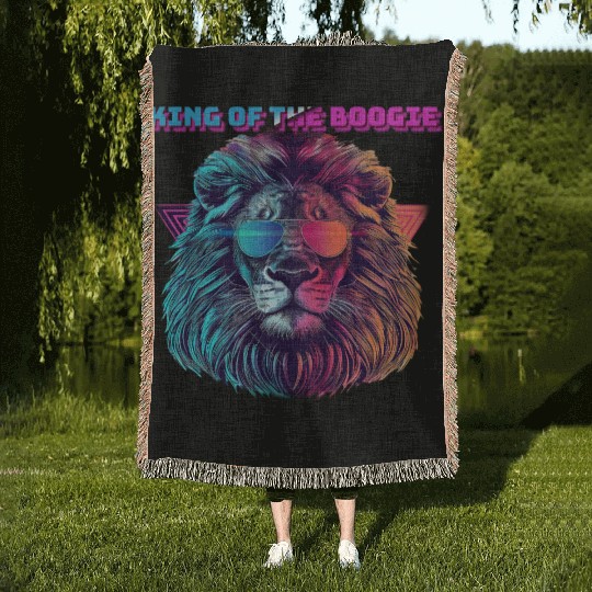 Dancing Lion | King of the Boogie | Woven Blankets