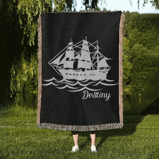 Destiny Ship Woven Blankets