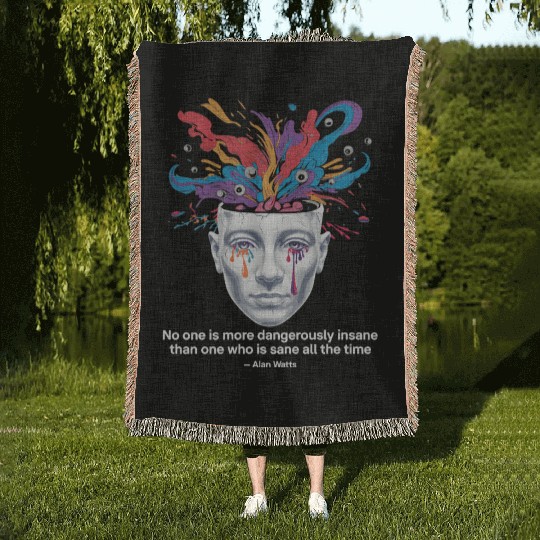 Mind Unleashed | Watts Psychedelic Insight Woven Blankets