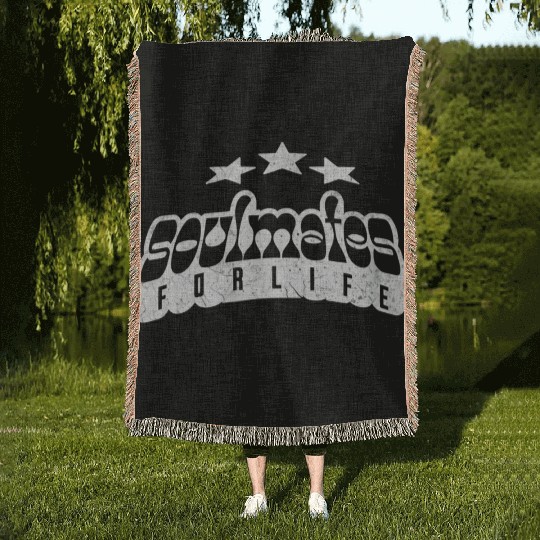 Soulmate for life |I love Woven Blankets