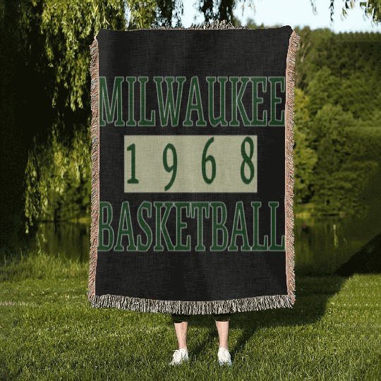 Milwaukee Basketball 1968 Classic Woven Blankets