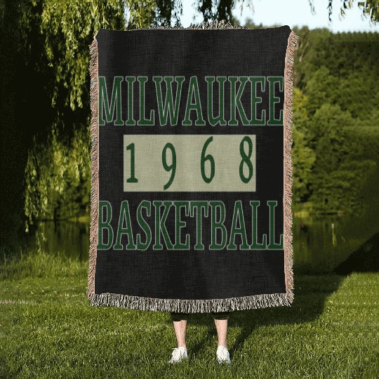 Milwaukee Basketball 1968 Classic Woven Blankets
