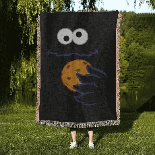 Sesame Street Costume Design Cookie Monster Woven Blankets