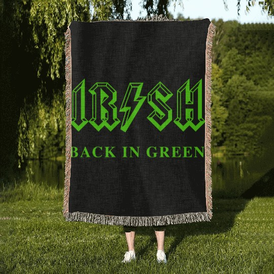 Irish Classic Rock - Back in Green Woven Blankets