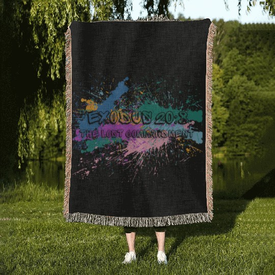 The Lost Commandment multi color Woven Blankets