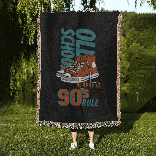 Old School Cool, 90s Rule | Woven Blankets