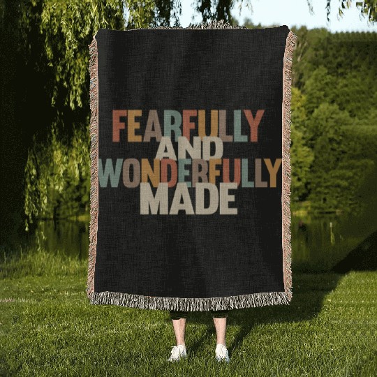 Fearfully and Wonderfully Made Woven Blankets