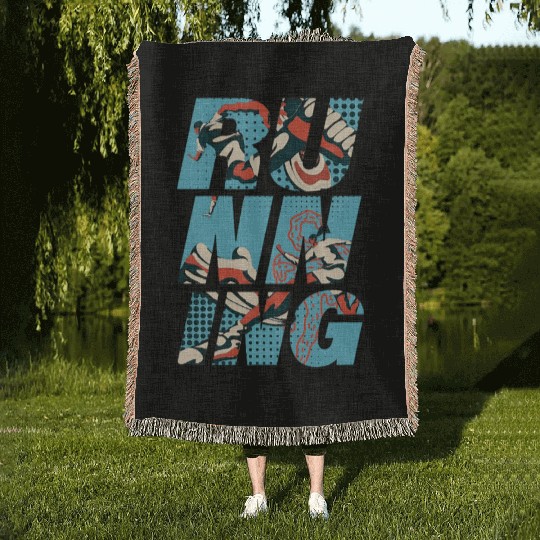 "Dynamic Running Woven Blankets"