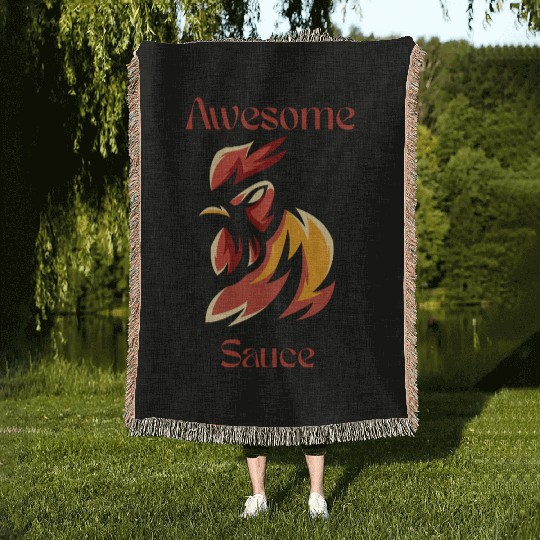 Funny Country Saying Barnyard Animal Farm Life Jok Woven Blankets