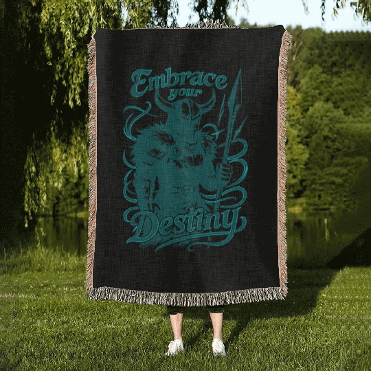Embrace Your Destiny Woven Blankets