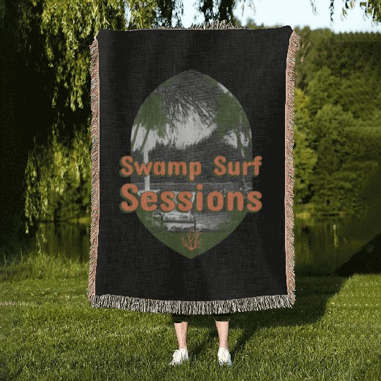 Swamp Surf Sessions surfing Woven Blankets