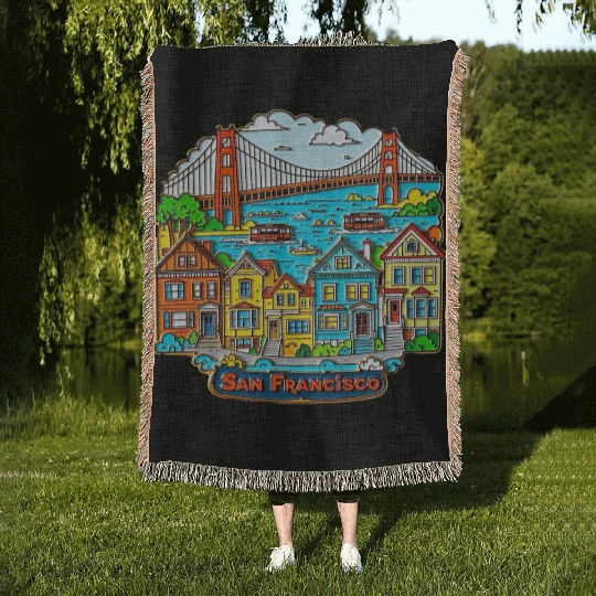 San Francisco Woven Blankets