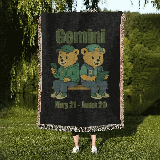 Gemini Bear Woven Blankets