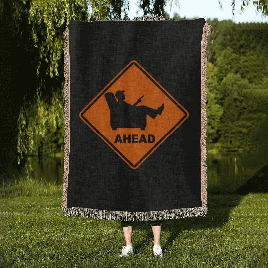 Couch Potato "Dad" Ahead Woven Blankets
