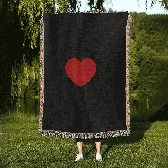 i love you 02 Woven Blankets