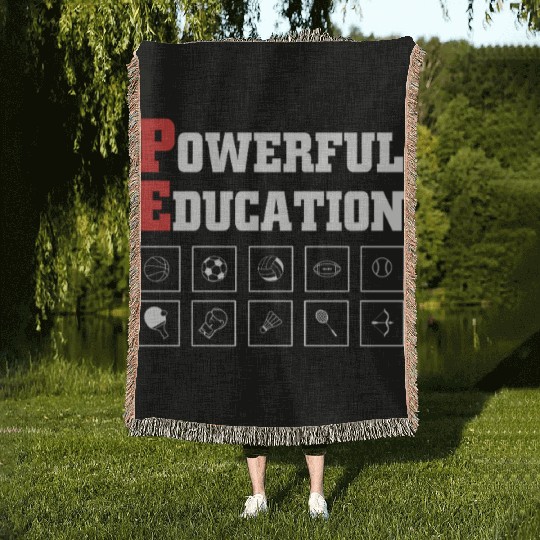 Physical Education Teacher PE Coach Woven Blankets