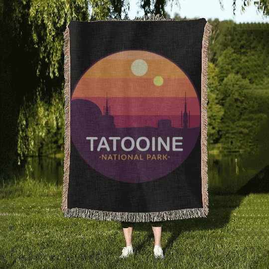 Tatooine National Park Woven Blankets