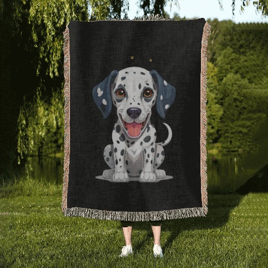 Dalmatian Fan Club – Unique Design Woven Blankets