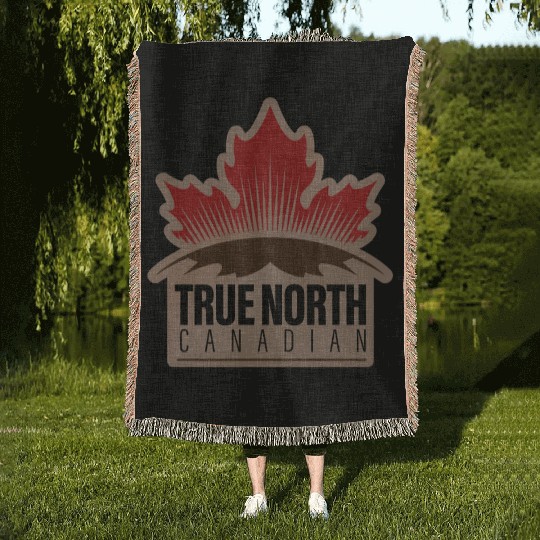 Woven Blankets Artwork True North Canadian Dark styles