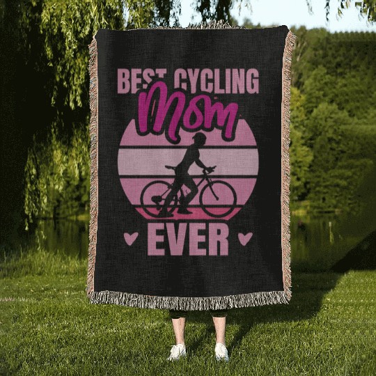 Cycling Mother Woven Blankets