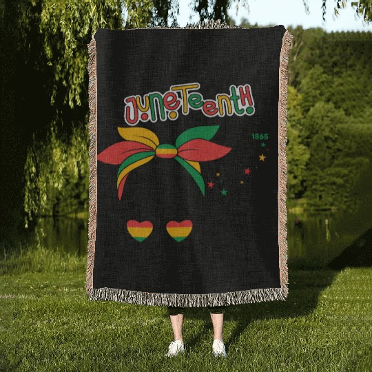 Juneteenth-Freedom Looks Good On Us Woven Blankets