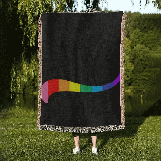 I love my daughter & her wife proud parent gay kid Woven Blankets