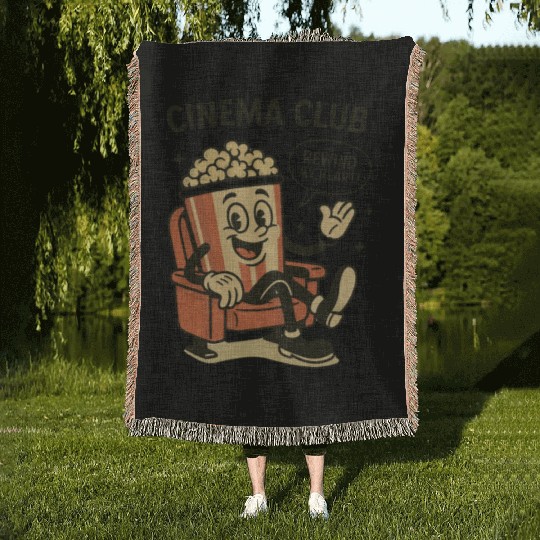 FUN POPCORN Woven Blankets