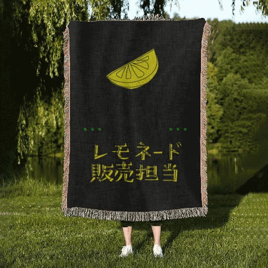 Lemonade Crew Retro Vintage Woven Blankets