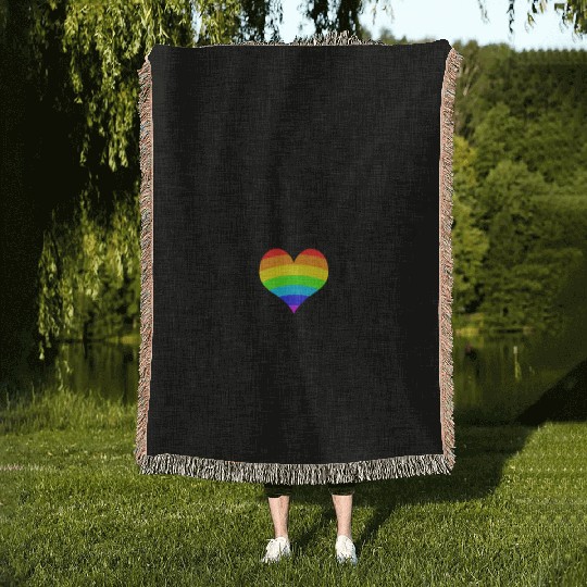 Gay rights I love my daughter & her girlfriend Woven Blankets