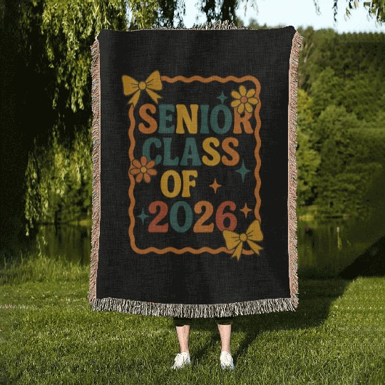 Senior Class of 2026 Back to School Woven Blankets