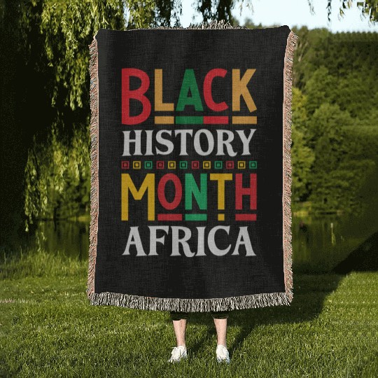 Black History Month Woven Blankets
