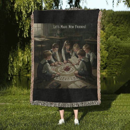 New Friends, Old Rituals Woven Blankets