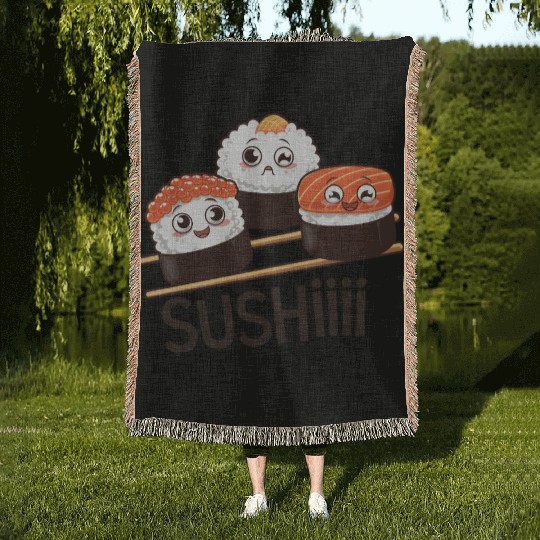 Sushi Woven Blankets