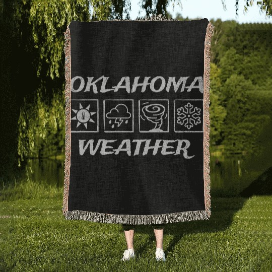 Oklahoma Weather - Seasons Woven Blankets