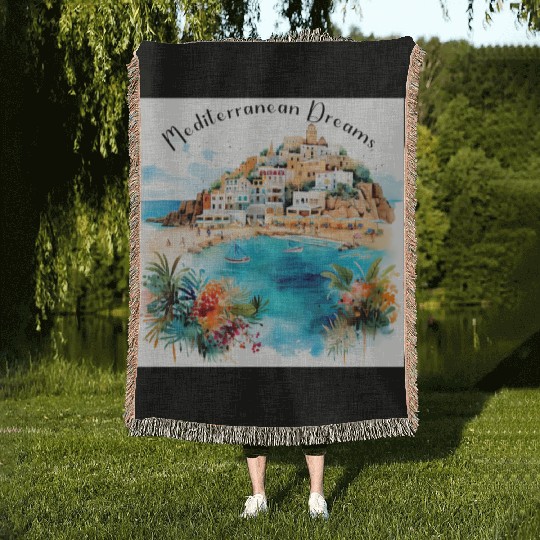 Mediterranean Dreams Woven Blankets