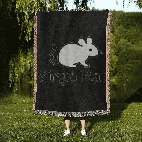 Virgo Rat Woven Blankets