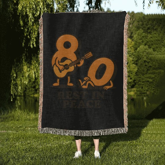 Rest in peace 80s Woven Blankets