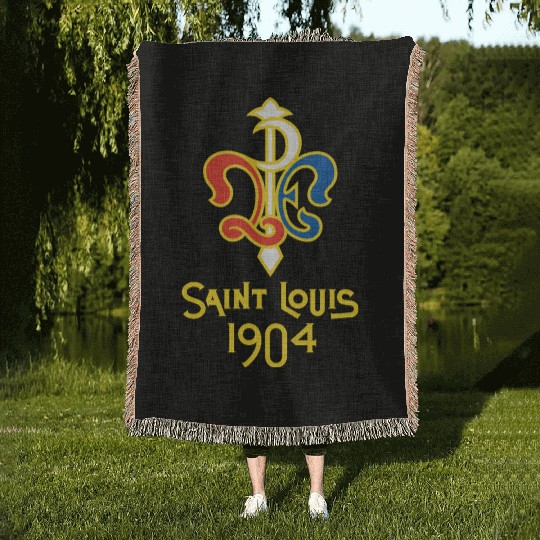 1904 St. Louis - Full Color Woven Blankets